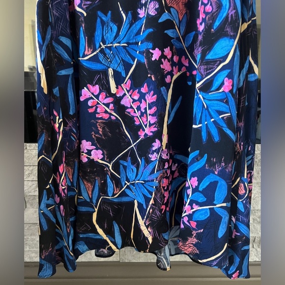 Anthropologie Maeve size 8 blue‎ printed dress - Picture 4 of 12